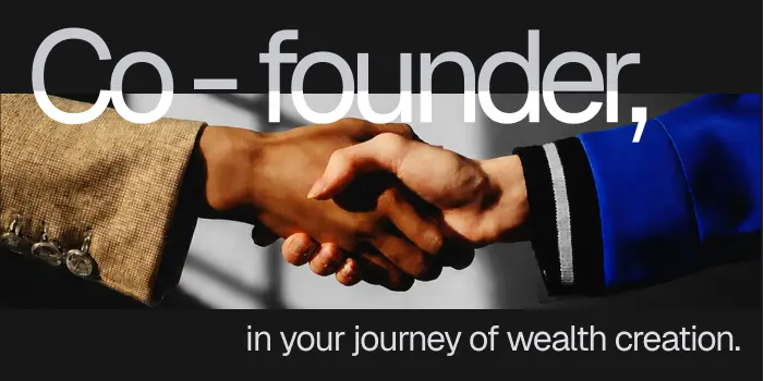 Two people shaking hands